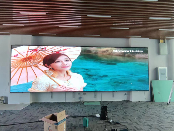 赣榆P1.53led小间距屏安装案例